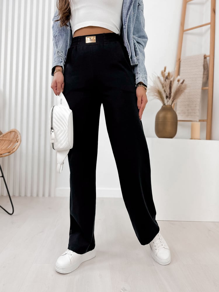 SPODNIE REBECCA CZARNE