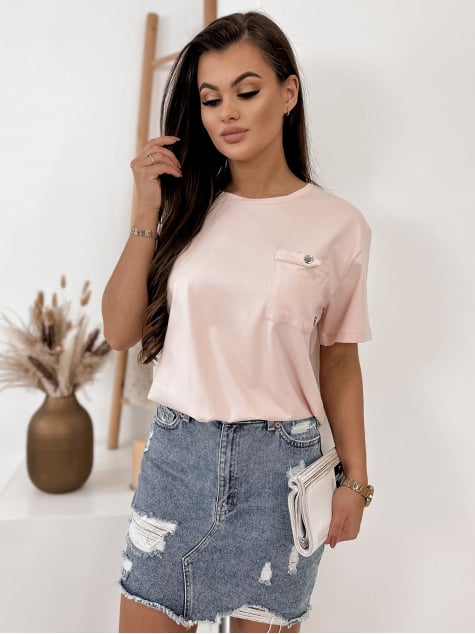 BLUZKA VICTOIRE PUDROWY RÓŻ