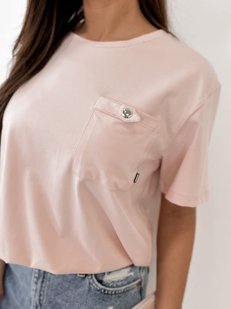 BLUZKA VICTOIRE PUDROWY RÓŻ