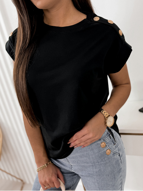 BLUZKA GABRIELLE CZARNA