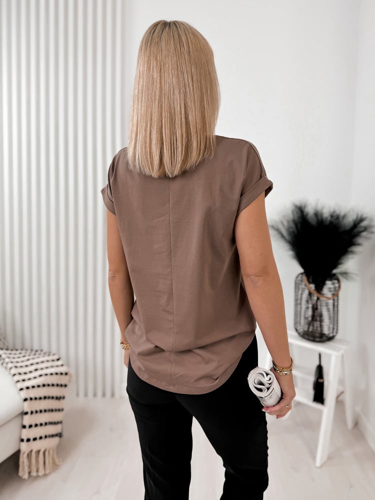 BLUZKA PRISAL BRĄZOWA