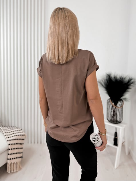 BLUZKA PRISAL BRĄZOWA