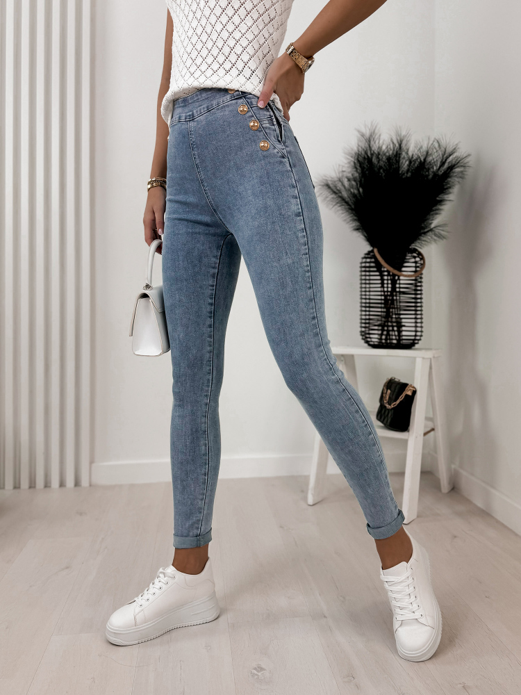 SPODNIE ESTELLE JEANSOWE