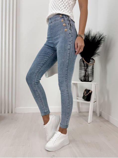 SPODNIE ESTELLE JEANSOWE
