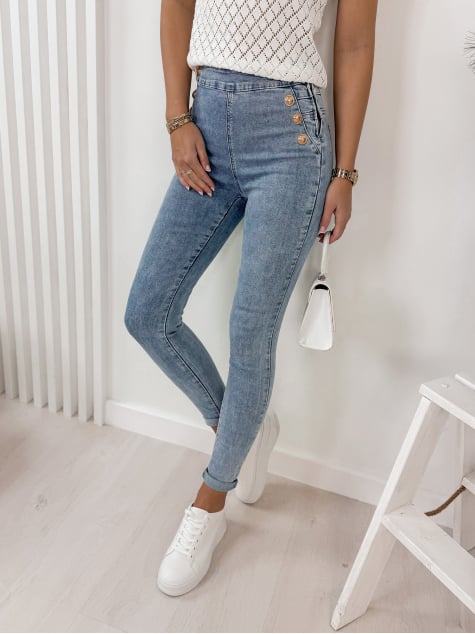 SPODNIE ESTELLE JEANSOWE