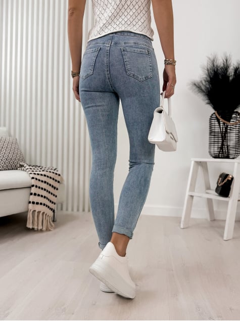SPODNIE ESTELLE JEANSOWE