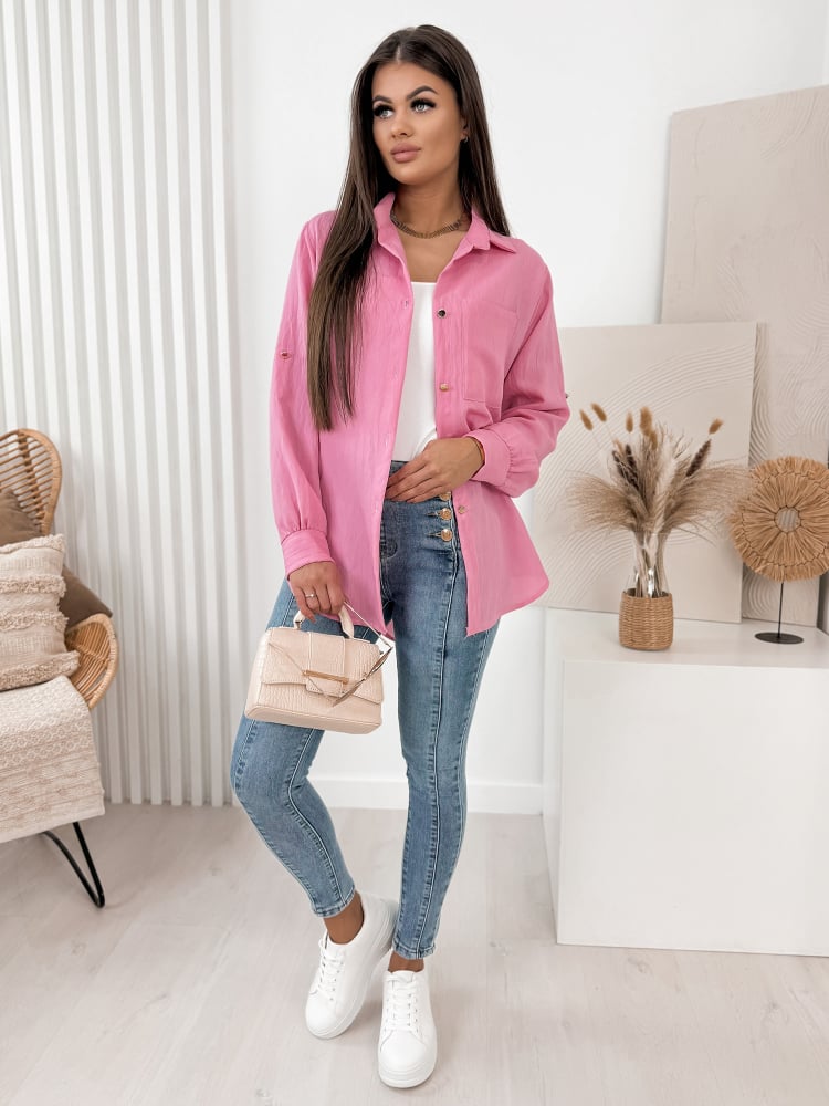 KOSZULA JACQUELINE RÓŻOWA