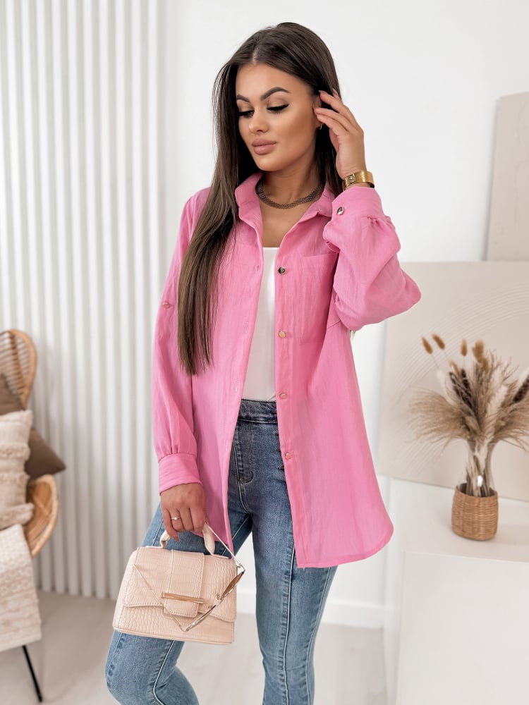 KOSZULA JACQUELINE RÓŻOWA