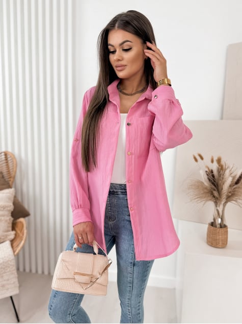 KOSZULA JACQUELINE RÓŻOWA