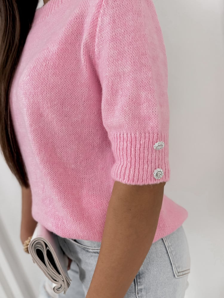 SWETER ADELINE RÓŻOWY