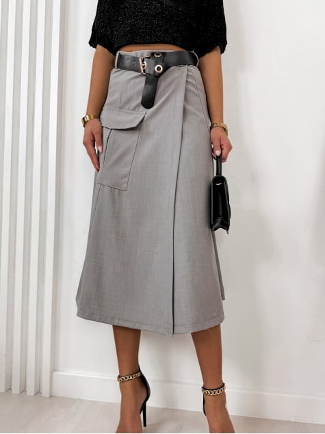 SPÓDNICA ELISABETH SZARA