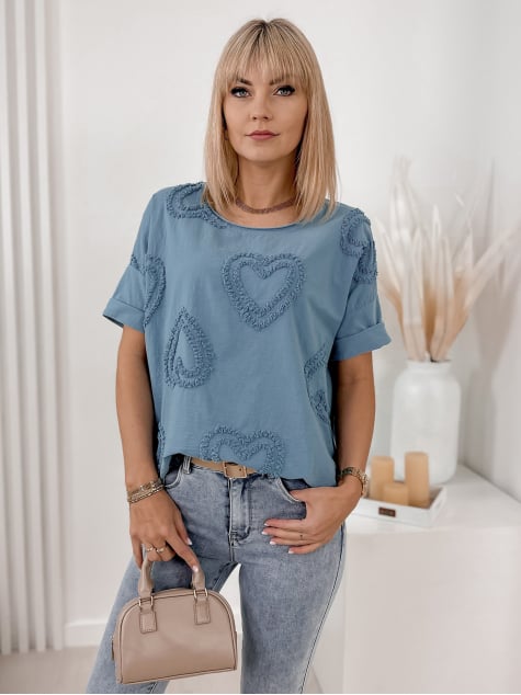 BLUZKA DENKI NIEBIESKA