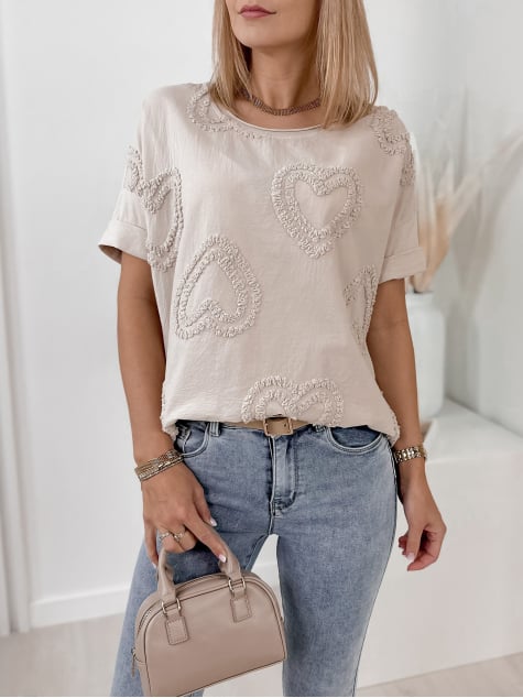 BLUZKA DENKI BEŻOWA