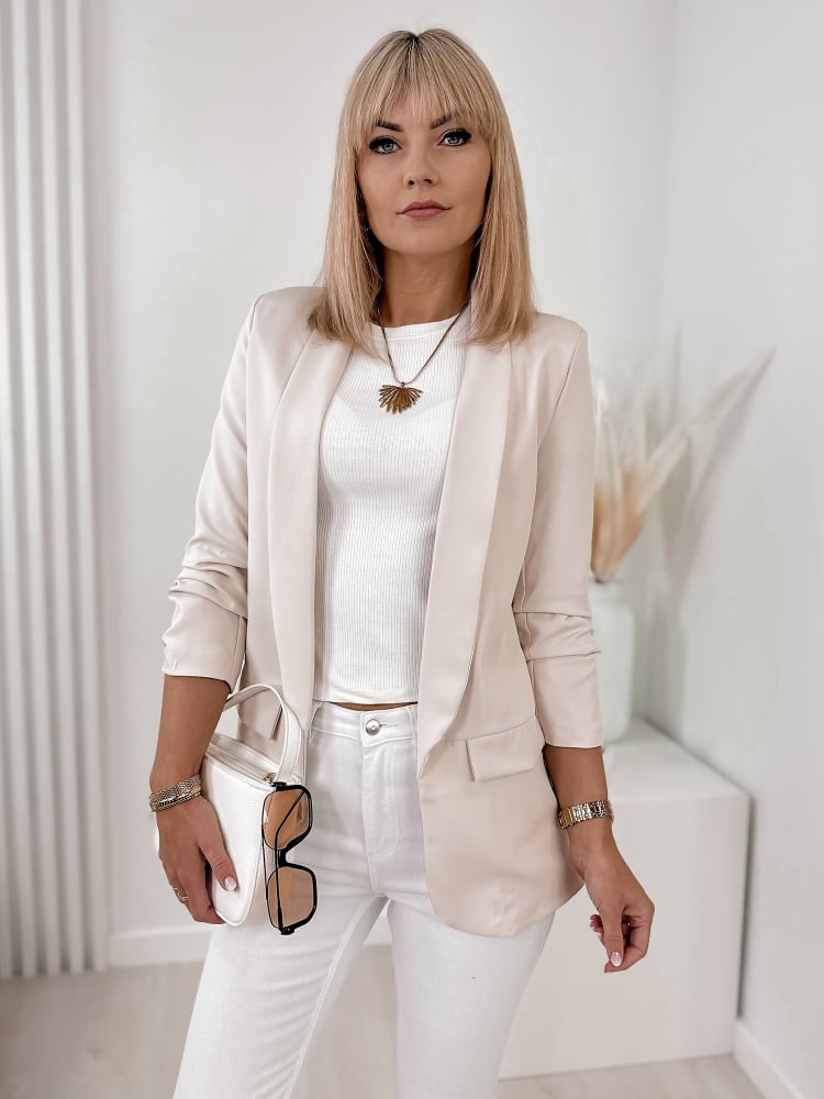 ŻAKIET URES KREMOWY