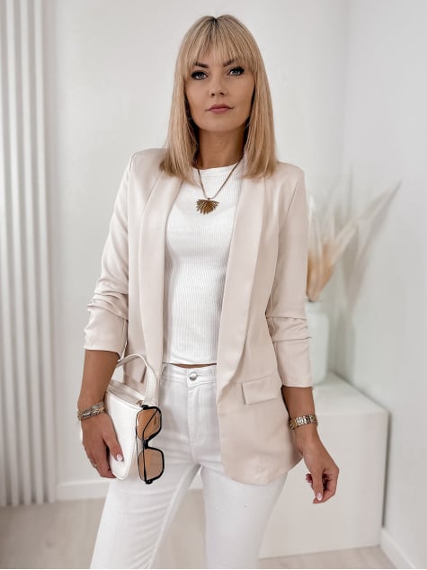 ŻAKIET URES KREMOWY