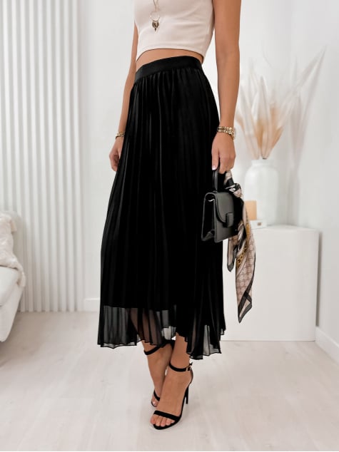 SPÓDNICA FAIDO CZARNA