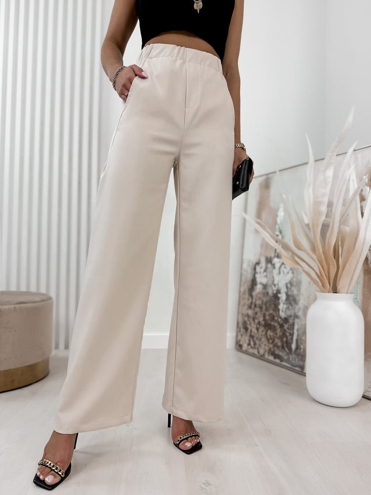 SPODNIE ODRA BEŻOWE