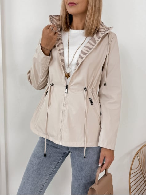 KURTKA DWUSTRONNA MITNO BEŻOWA