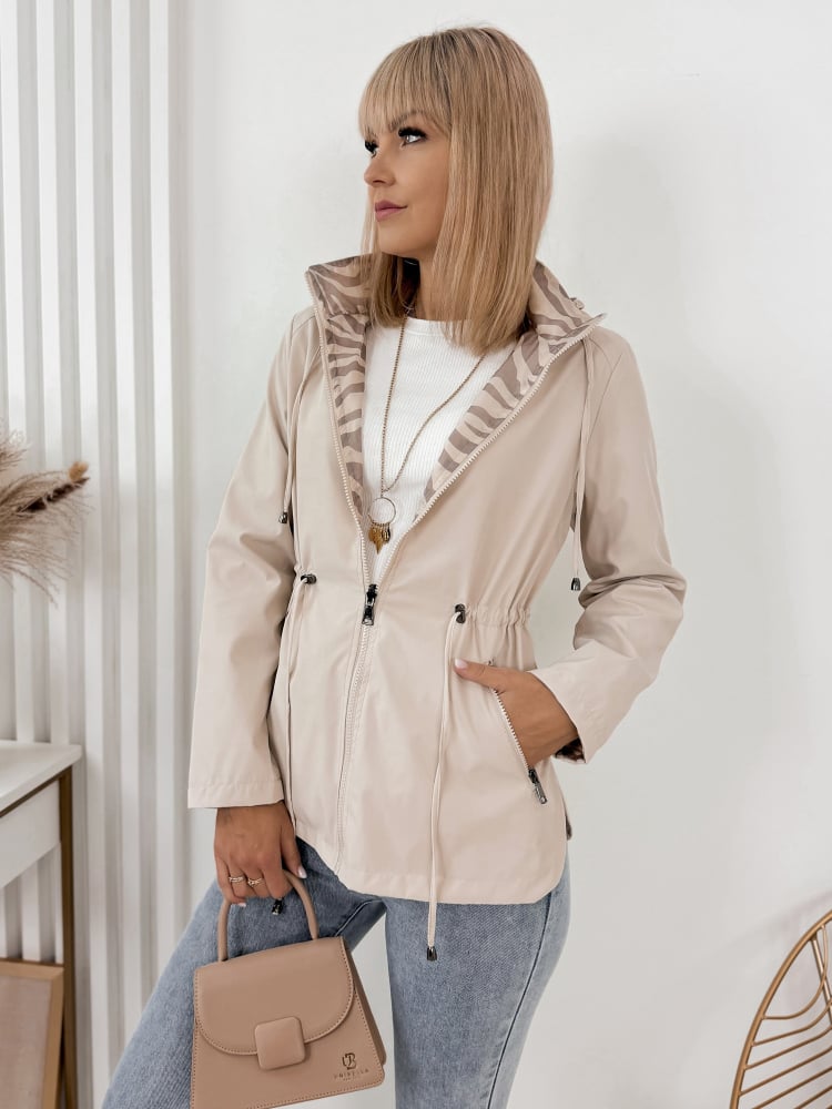 KURTKA DWUSTRONNA MITNO BEŻOWA