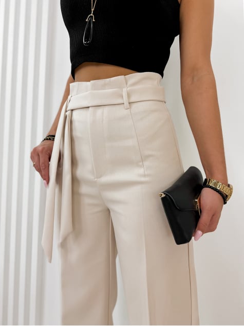 SPODNIE MIMIR BEŻOWE