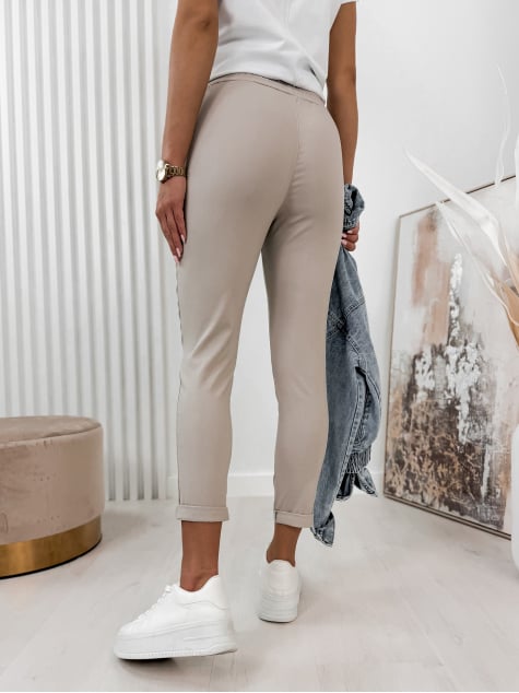 SPODNIE DABI BEŻOWE