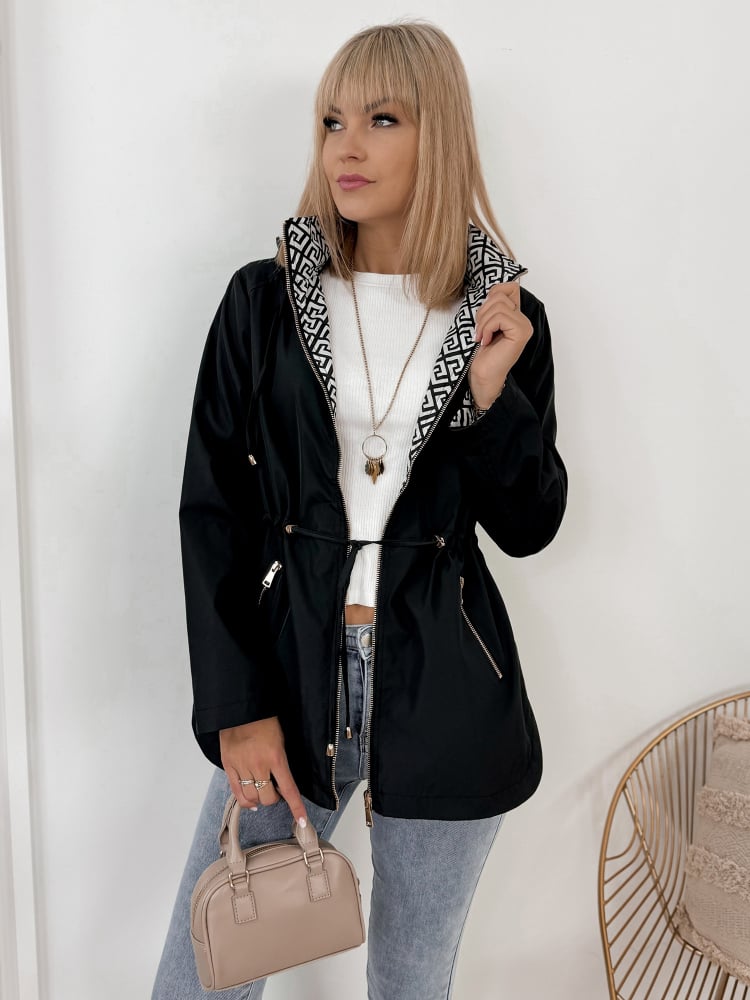 KURTKA DWUSTRONNA  ZENIR CZARNA KURTKA DWUSTRONNA  ZENIR CZARNA