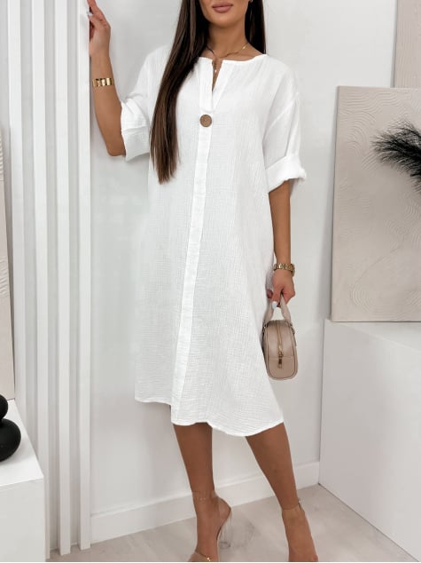 SUKIENKA LANDIS BIAŁA
