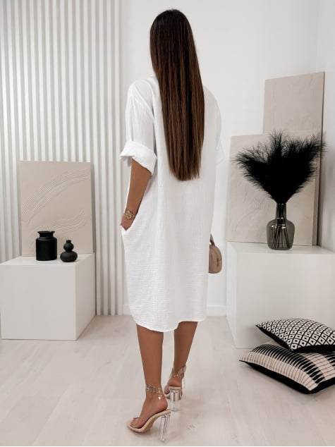 SUKIENKA LANDIS BIAŁA
