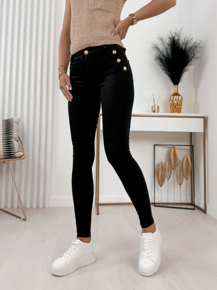 SPODNIE EKANS CZARNE