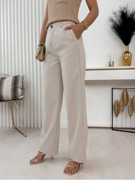 SPODNIE CZACZA CIEMNOBEŻOWE