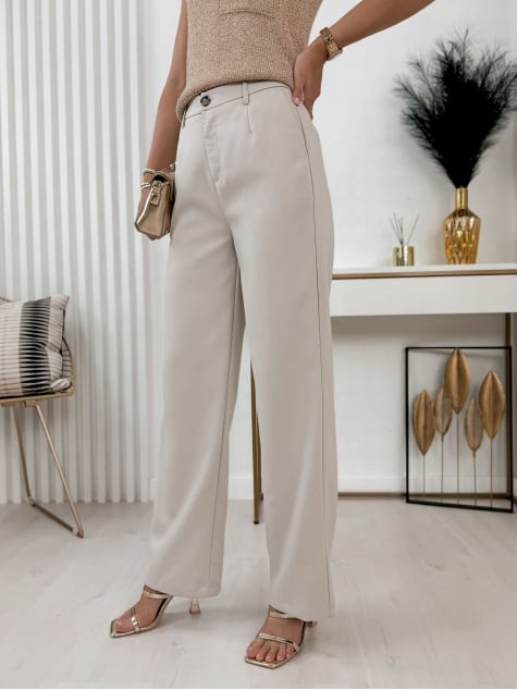 SPODNIE CZACZA CIEMNOBEŻOWE