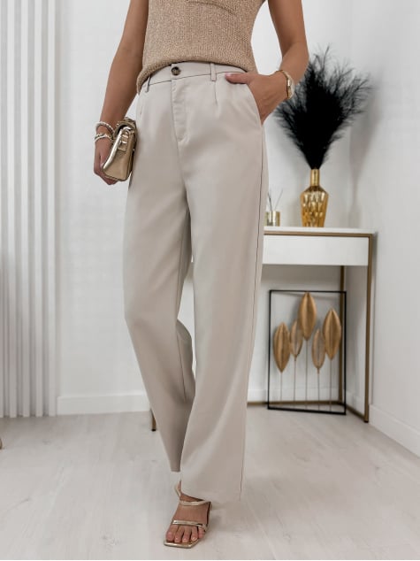 SPODNIE CZACZA CIEMNOBEŻOWE