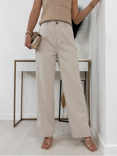 SPODNIE CZACZA CIEMNOBEŻOWE