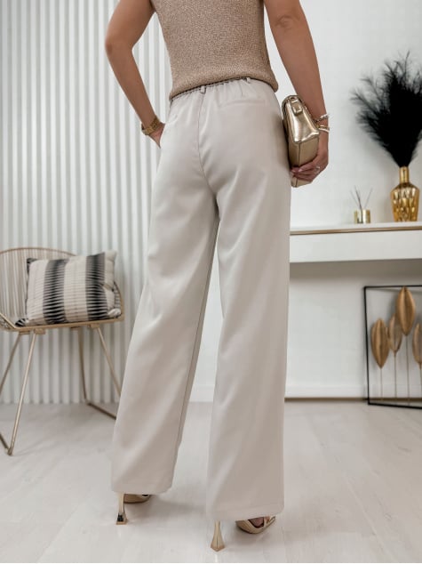 SPODNIE CZACZA CIEMNOBEŻOWE