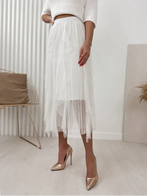 SPÓDNICA ARGOS ECRU