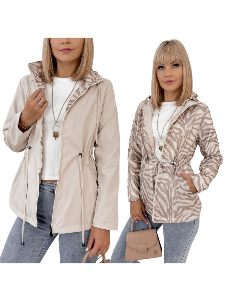 KURTKA DWUSTRONNA MITNO BEŻOWA