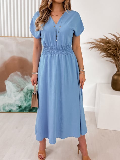 SUKIENKA ATMORE BŁĘKITNA