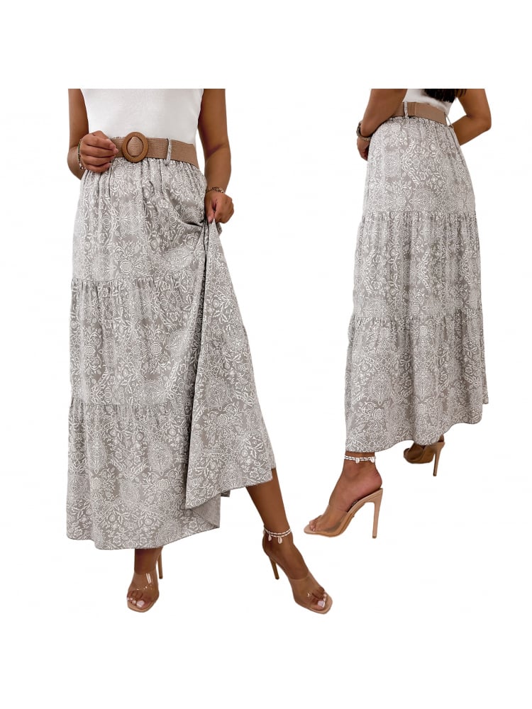 SPÓDNICA STABIO BEŻOWA