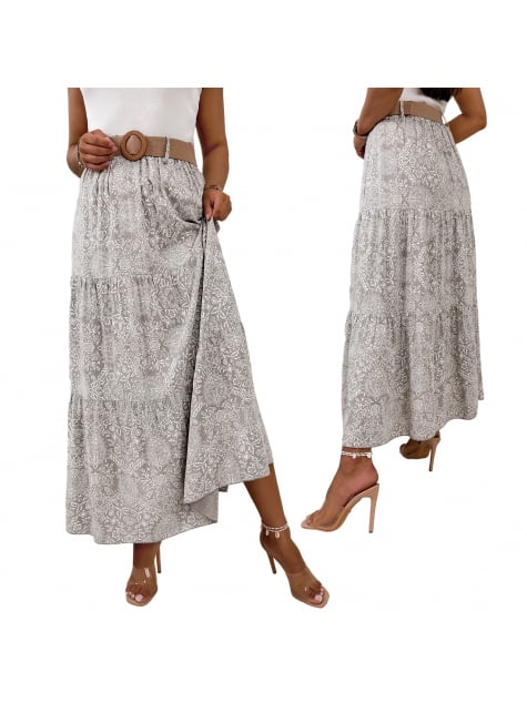 SPÓDNICA STABIO BEŻOWA