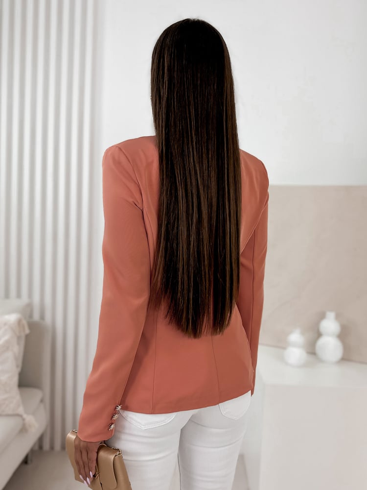 ŻAKIET TOBI BRZOSKWINIOWY ŻAKIET TOBI BRZOSKWINIOWY