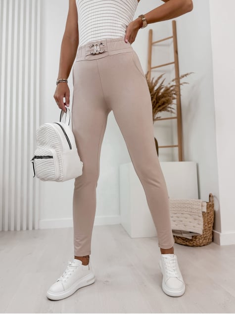 SPODNIE VESTA BEŻOWE