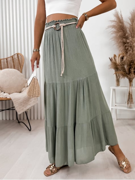 SPÓDNICA HEIDI KHAKI