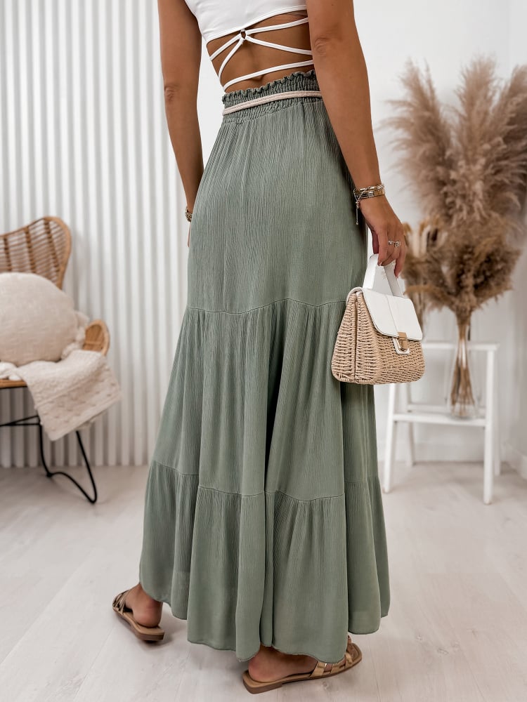SPÓDNICA HEIDI KHAKI
