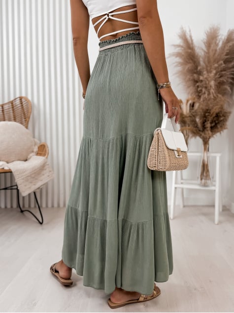 SPÓDNICA HEIDI KHAKI