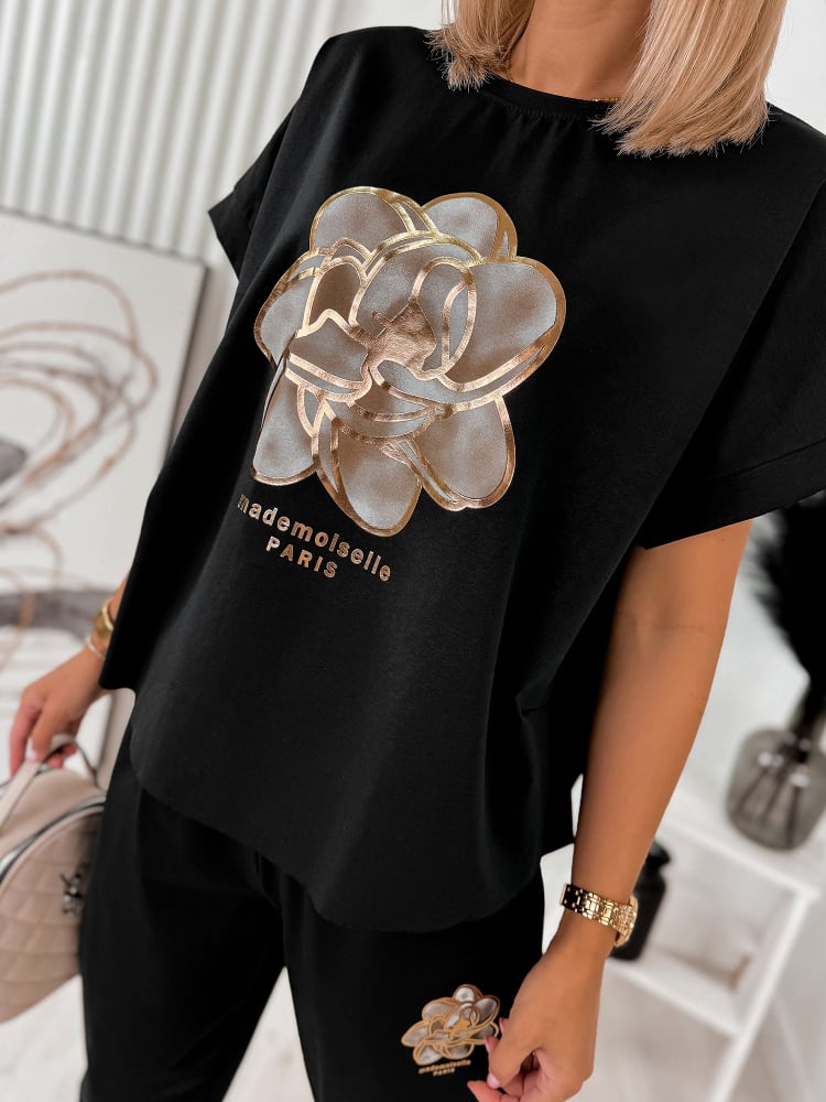 KOMPLET MADEMOISELLE CZARNY