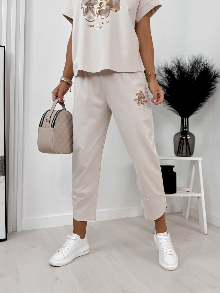 KOMPLET MADEMOISELLE BEŻOWY