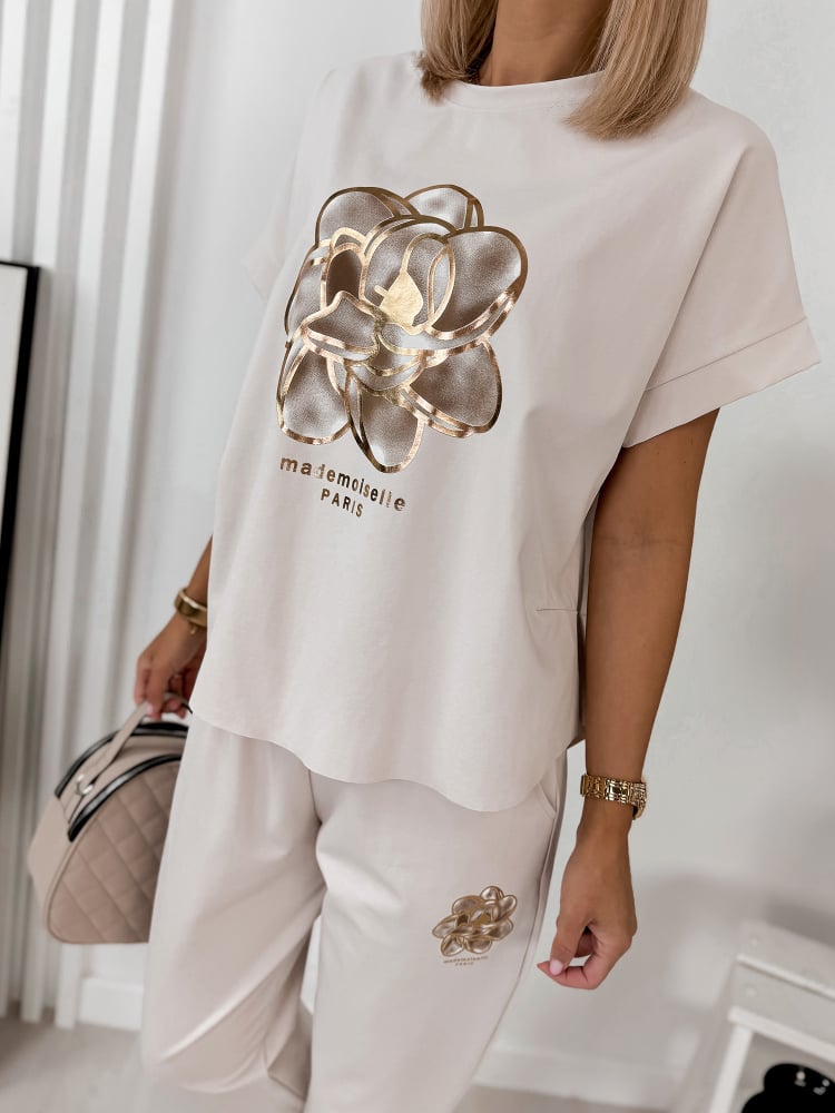 KOMPLET MADEMOISELLE BEŻOWY