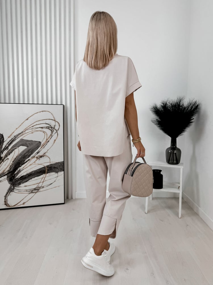 KOMPLET MADEMOISELLE BEŻOWY