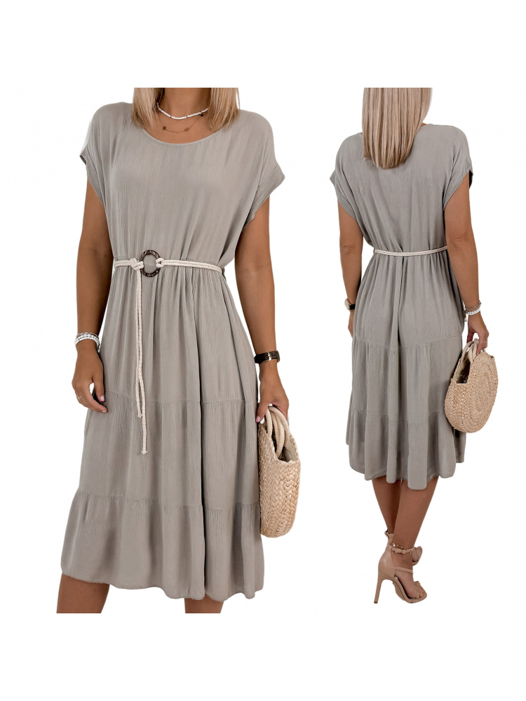 SUKIENKA CLOE CIEMNOBEŻOWA