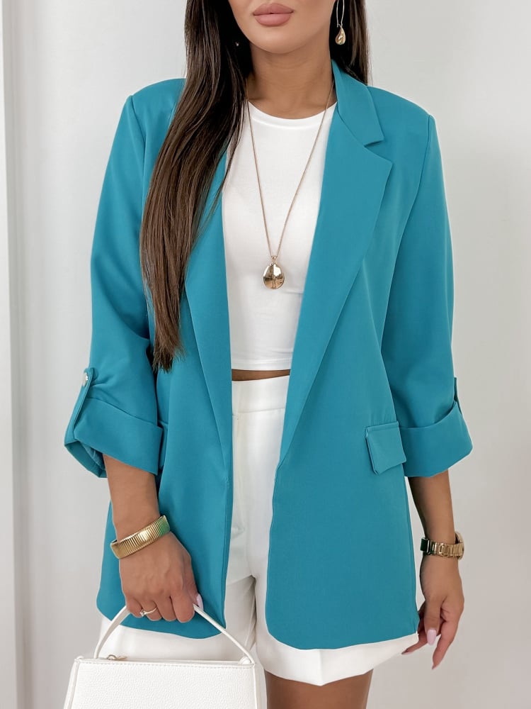 ŻAKIET TARTA NIEBIESKI